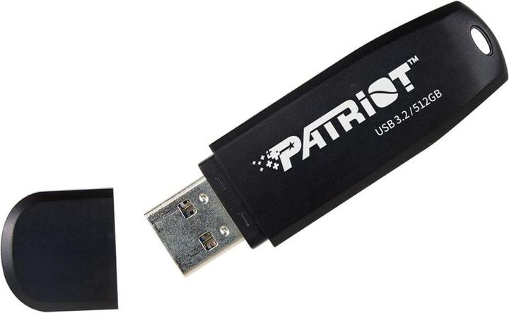 Patriot Core 512GB Type A USB 3.2 80MB/s czarny (512 GB, USB 3.2)