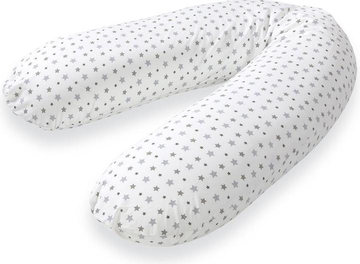 Produktbild Träumeland Stillkissen elastisch graue Sterne (180 cm)