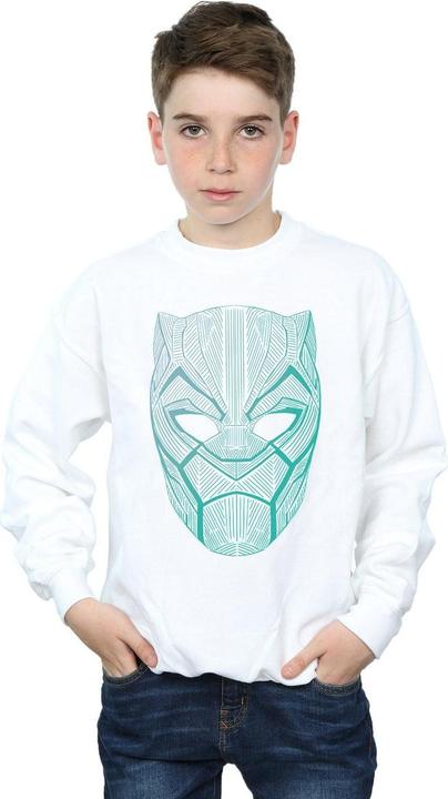 Immagine prodotto Black Panther Tribal Mask Felpa Ragazzi (128)