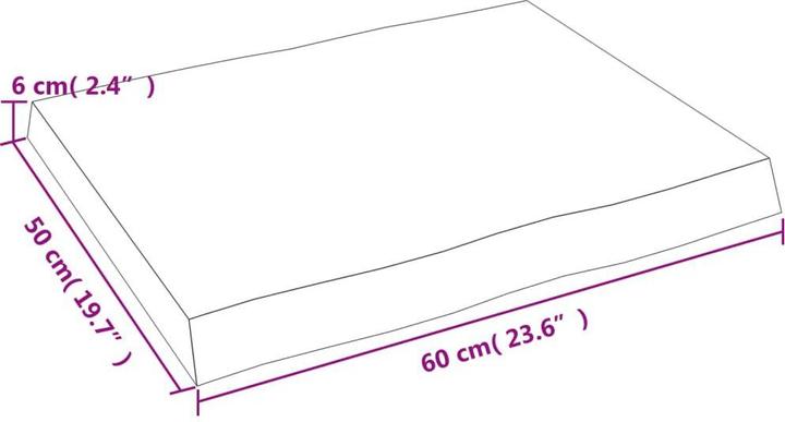 Actual product image VidaXL Chaim (60 x 50 x 6 cm)