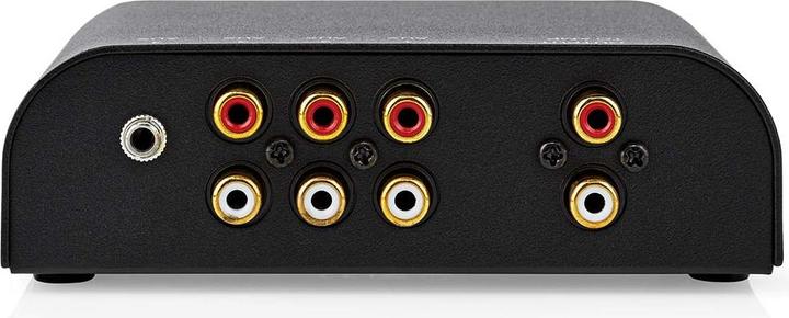 Produktbild Nedis Analog Audio-Schalter | 4-Port port(s) | Anschlüsse – Eingang: 1x 3,5 mm Audio-Eingang / 3x (2 (Analog -> Digital)