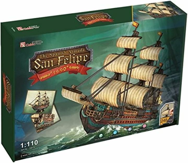 Produktbild Cubicfun 3D Puzzlespielsegelschiff der spanischen Armada (248 Teile)