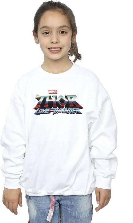 Immagine prodotto Thor Love And Thunder Logo Felpa Ragazze (116)