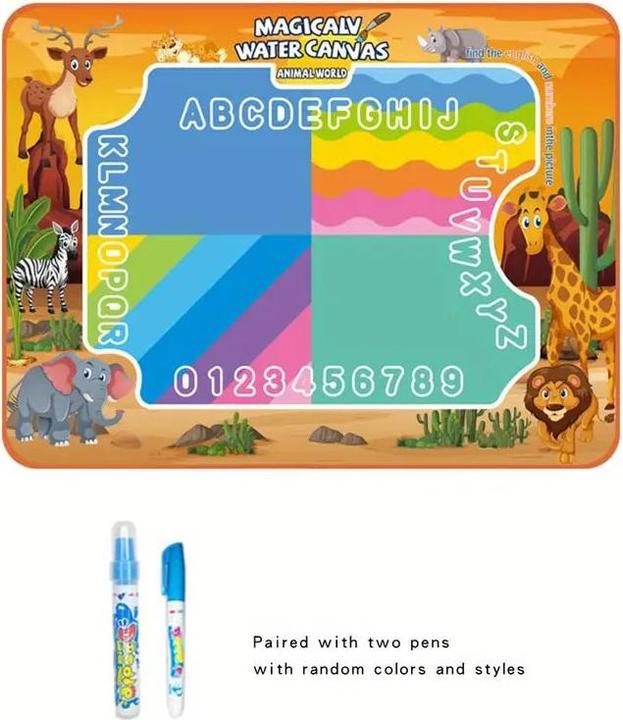 Immagine prodotto Activity Board Tappetino magico riutilizzabile per scarabocchi e tela per acquerelli - porta il divertimento della