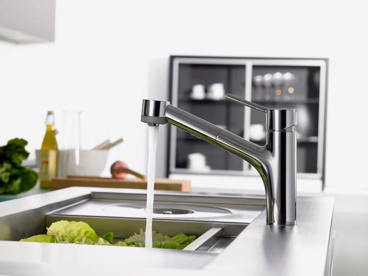 Immagine prodotto hansgrohe Miscelatore monocomando da cucina Talis M52 170, doccia estraibile, 2 tipi di getto
