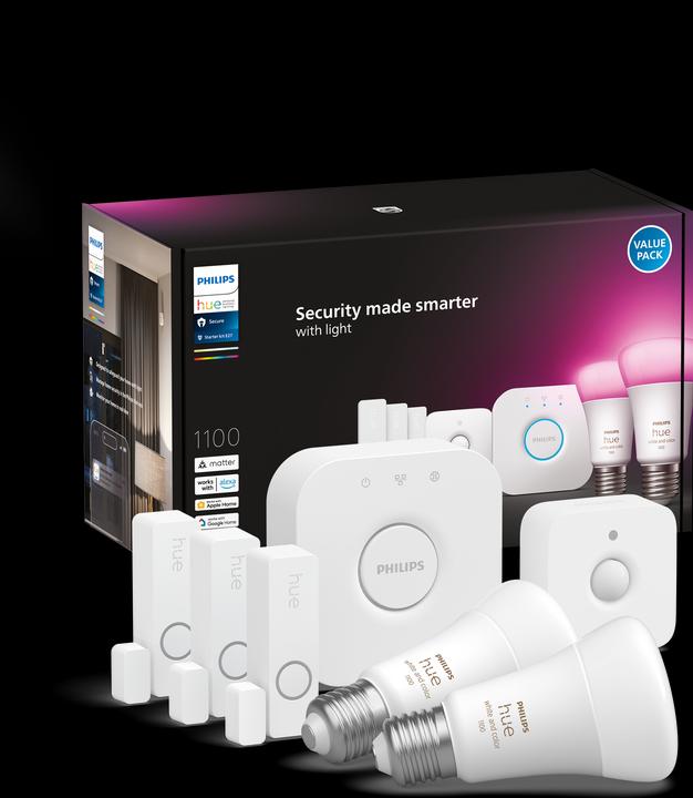Produktbild Philips Hue Secure Sensoren Bundle (1100 lm, E27)