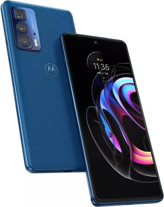 Image du produit Motorola Edge 20 Pro (256 Go, Cuir végétalien bleu, 6.70", Double SIM, 108 Mpx, 5G)
