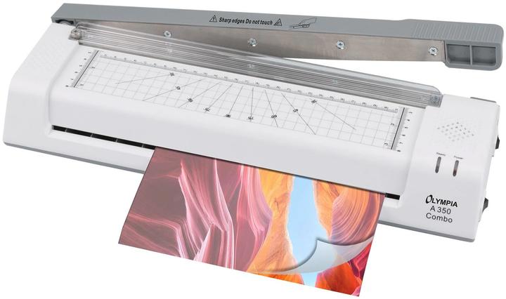Olympia Plastifieuse 350 Combo DIN A3 avec découpeur à levier (75 - 125 µm, A4, A3)