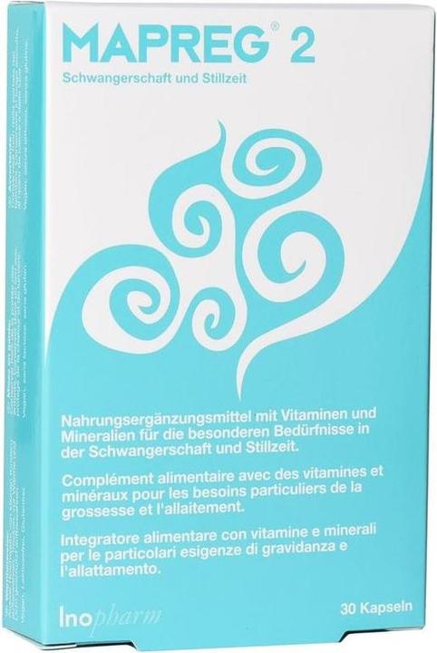 Produktbild Mapreg 2 Schwangerschaft und Stillzeit Kapseln (30 Stk) (30 Stück, Kapseln, 38 g)