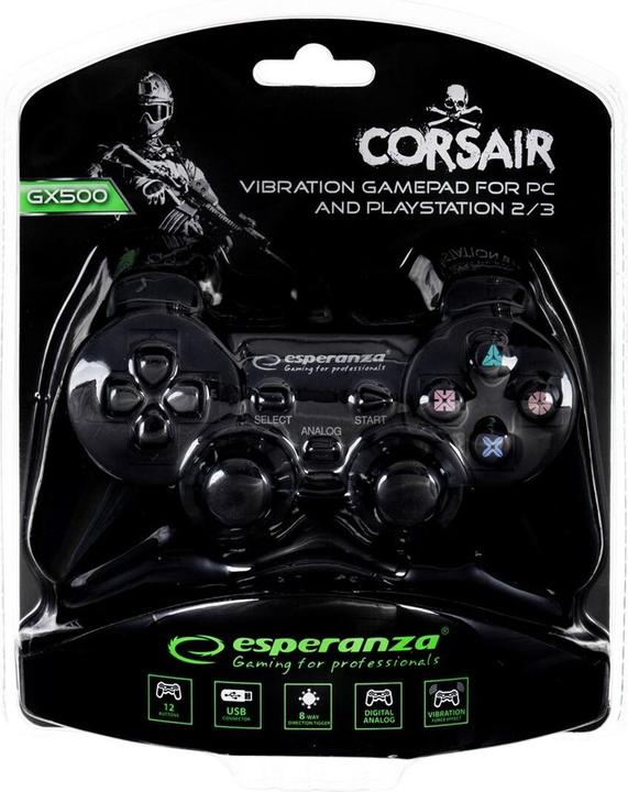 Immagine prodotto Esperanza Pannello di controllo EG106, PS2 (PS3, PC)