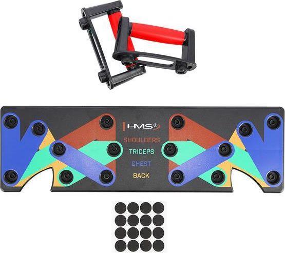 HMS Pu10 Rot Multifunktionales Push-Up-Board