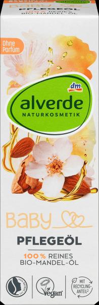 Image du produit dm alverde Huile d'amande bio 100% pure pour bébés