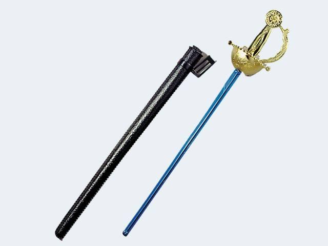 Produktbild Festartikel Müller MÜLLER Musketierschwert in Scheide ca. 70cm Plastik Degen