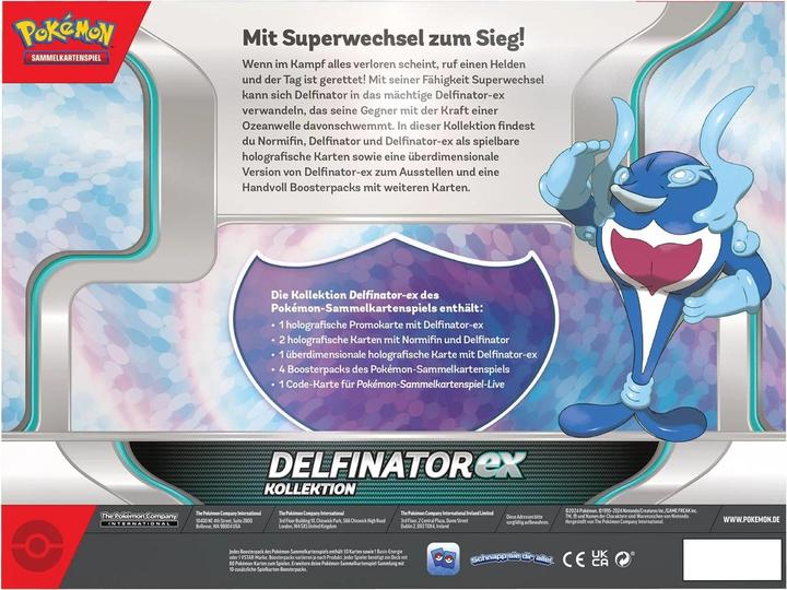 Actual product image Pokémon TCG EX Box Delfinator ex Kollektion (German, Box Set & Collection)