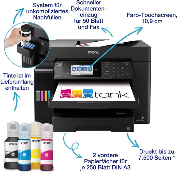 Produktbild Epson EcoTank ET-16655 (Tintentank, Farbe)