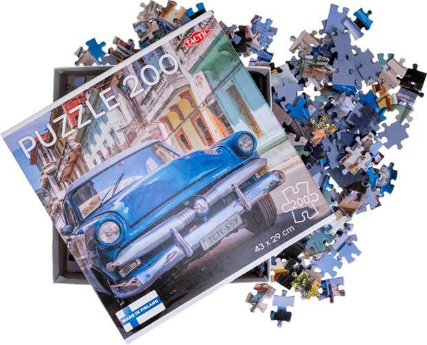 Actual product image Tactic Vintage car puzzle in Havana, 200 pieces. (200 pieces)
