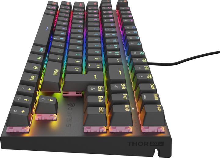 Immagine prodotto Genesis Tastiera da gioco cablata THOR 303 TKL nera (DE, Cablato)
