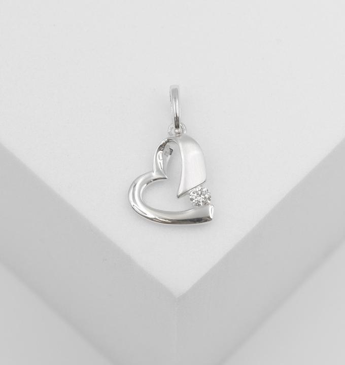 Produktbild Muau Herz (750/18K Weissgold)