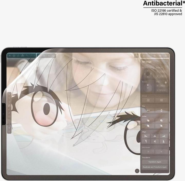 Actual product image PanzerGlass Graphic Paper (1 Piece, iPad Pro 12.9 2020 (4. Gen), iPad Pro 12.9 2021 (5th Gen), iPad Pro 12.9 2018 (3. Gen))