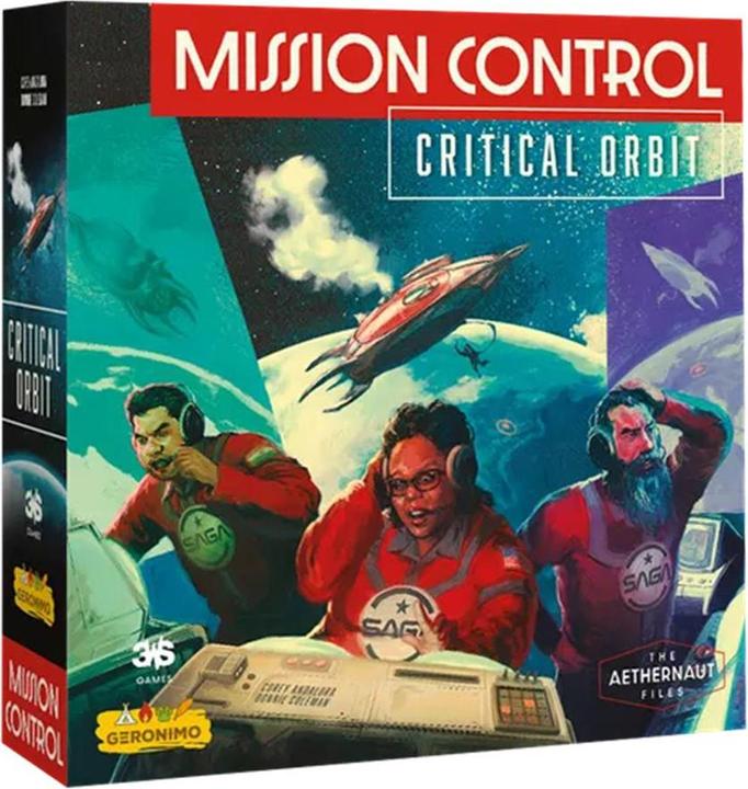 Geronimo Games Mission Control Critical Orbit board game