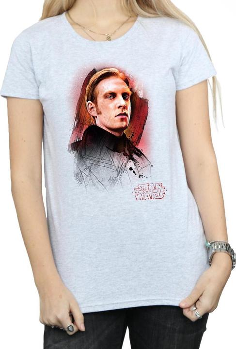 Actual product image Star Wars Womens/Ladies The Last Jedi General Hux Brushed Cotton T-Shirt (L)