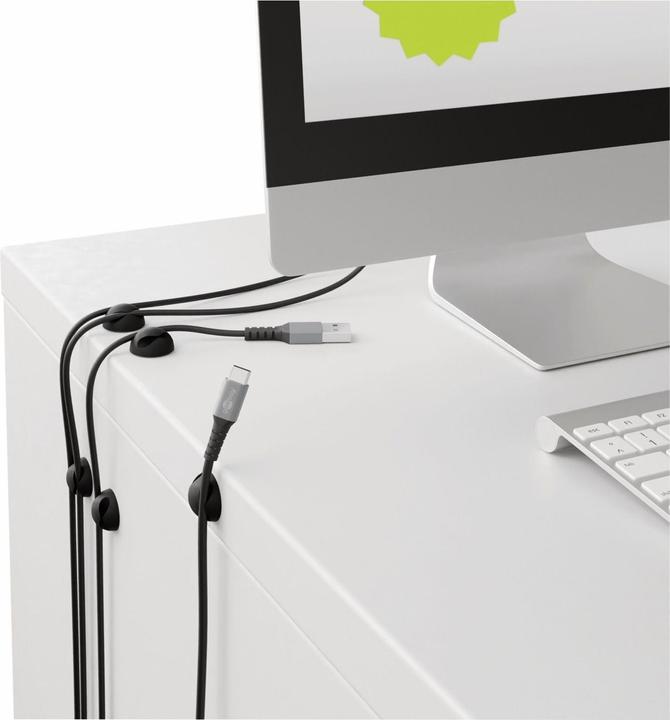 Produktbild Goobay 6er Set Kabel Management 2-Slots