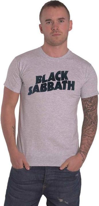 Produktbild Music Brand Unisex Adult Wavy Cotton Logo T-Shirt (XL)