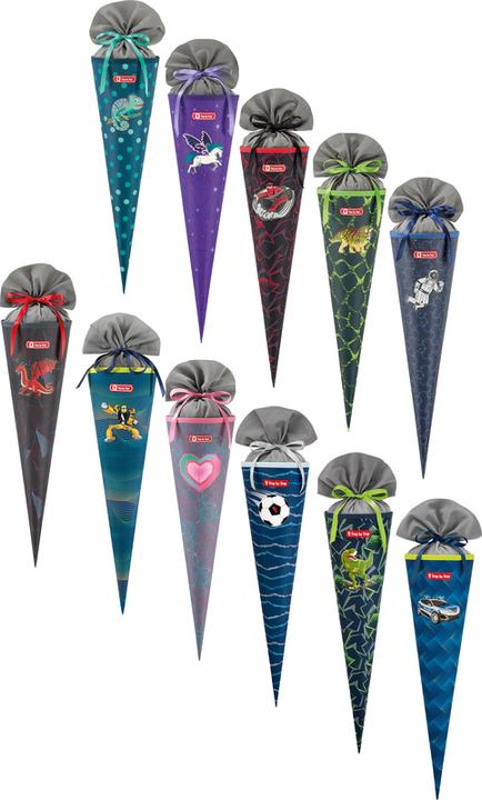 Actual product image Step by Step school cone,with sewn-in ribbon (67 cm, 1 x)