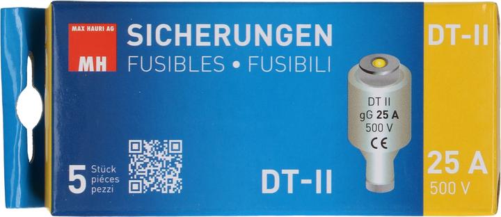 Produktbild Max Hauri Sicherung (Diazed-Sicherung, 25 A, Träge)