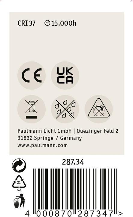 Produktbild Paulmann Pflanzenlampe (E14, 4 W, 100 lm, 1 x, B)