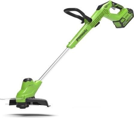 Greenworks G40LTK2, Trimmer, 40V, Frontale, batteria m/2x2Ah e caricatore universale