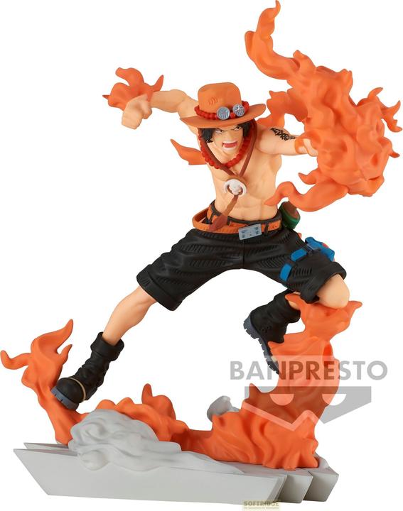 Actual product image Banpresto One Piece SenkoZekkei Portgas.D.Ace 9cm