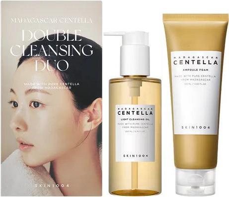 Skin1004 Madagascar Centella Double Cleansing Duo (Schaum, Öl, 400 ml)