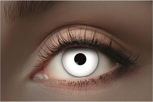 Zoelibat 1 Monats Linsen, UV Flash (Weiss)