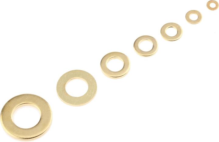 Image du produit Rs Pro Assortiment de rondelles en laiton (M2, M10, M3, M5, M4, M6, M8)
