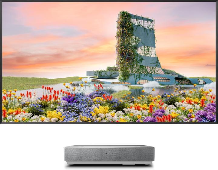 Hisense 100L5HD inkl. 100" ALR Daylight Leinwand (4K, 2600 lm, 0.25:1)