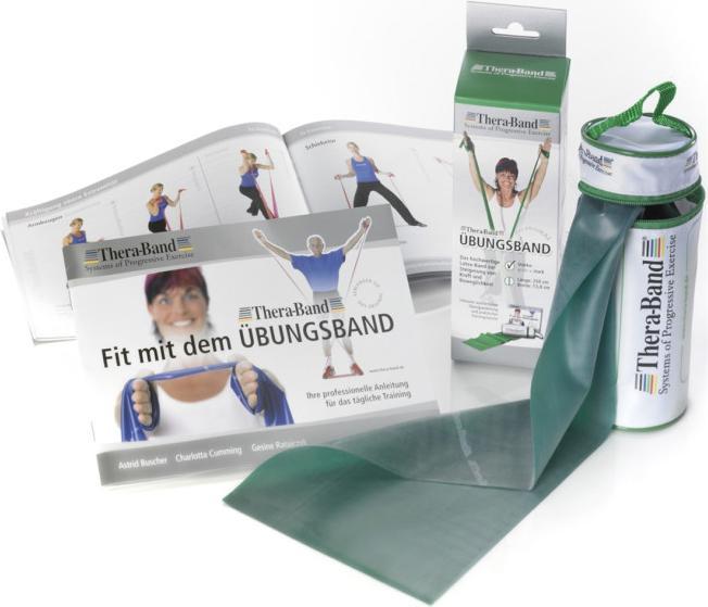 Image du produit TheraBand Set de 3 bandes d'exercice (légères) (2.50 m, Léger)