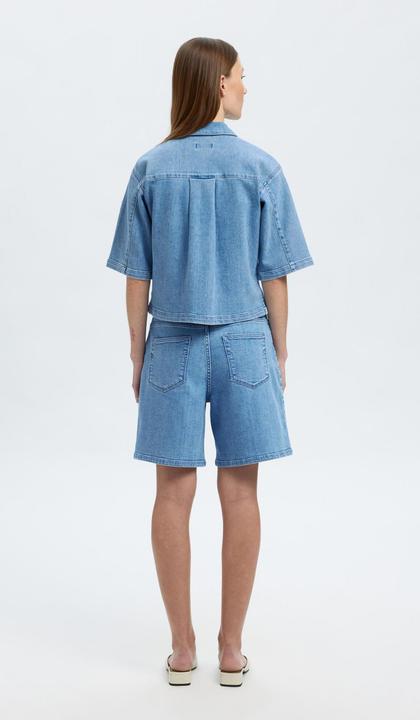 Produktbild Selected Femme Denim Kurzarmhemd (40)