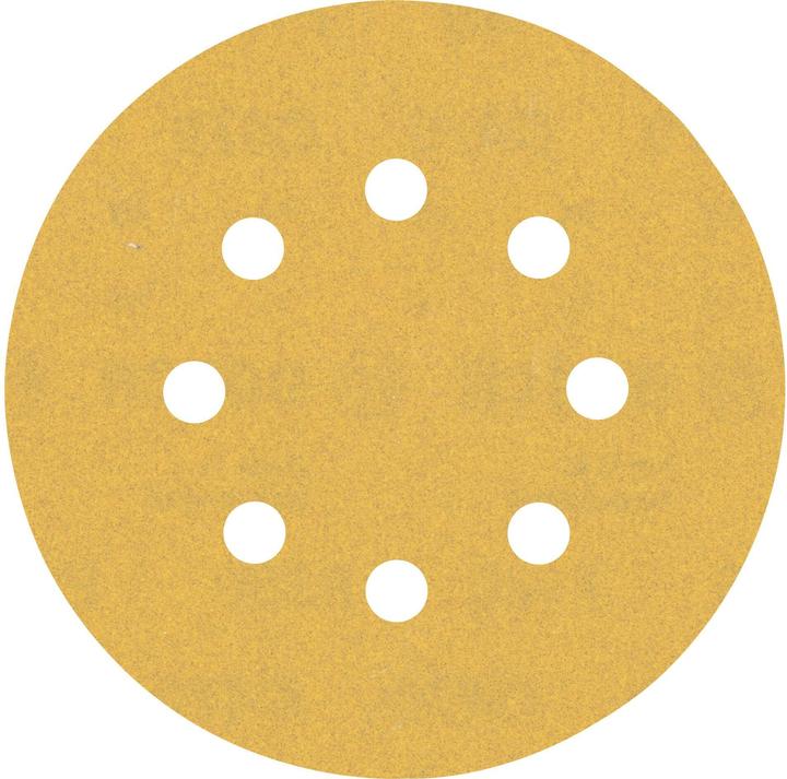 Produktbild Bosch Professional Zubehör EXPERT C470 Schleifpapier mit 8 Löchern für Exzenterschleifer, 125 mm, G 180, 5-tlg. (180)