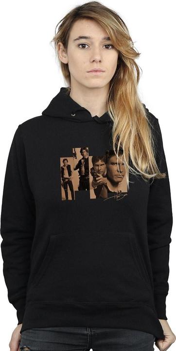 Immagine prodotto Star Wars Han Solo Photoshoot Felpa con Cappuccio Donna (XL)