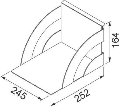 Immagine prodotto OK-Line Vassoio portacartelle per carta A4 Wall System (1 pz.)