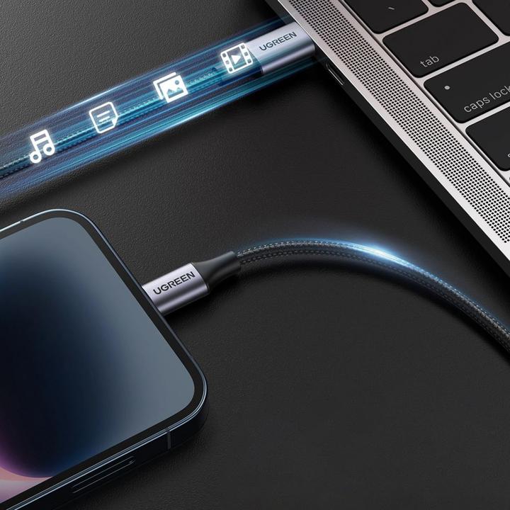 Image du produit Ugreen Câble Lightning vers USB-C 2.0 (1 m, USB 2.0)