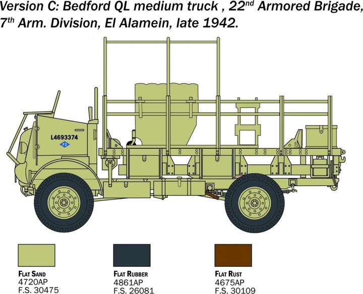 Produktbild 1:35 Bedford QL Truck
