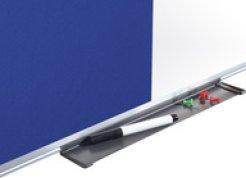 Productafbeelding Bi-Office Combinatiebord MAYA, gecombineerd prikbord en whiteboard, kurk of vilt, verschillende afmetingen (150 x 120 cm)
