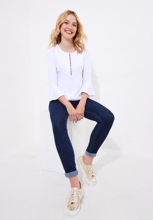 Produktbild Joe Browns Longline Button-Down Jersey Top (40)