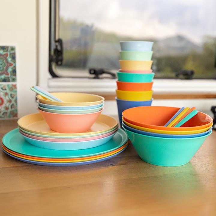 Actual product image Frankana Tableware set Koziol LOLLIPOP16 pieces