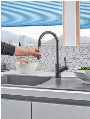 Image du produit Villeroy & Boch V&B Mitigeur monocommandé pour évier UMBRELLA FLEX anthracite