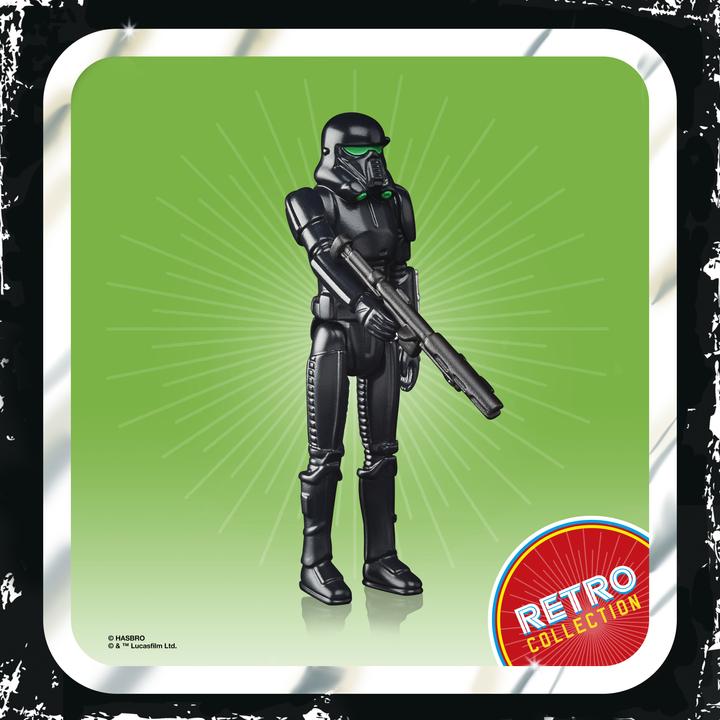 Immagine prodotto Hasbro Retro Collection Imperial Death Trooper alto 9,5 cm Star Wars: The Mandalorian Actio...