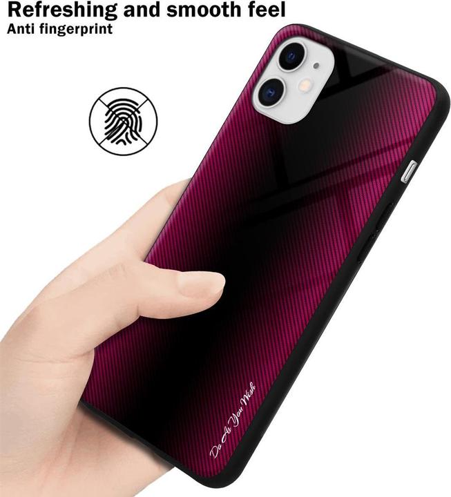 Image du produit Cadorabo TPU Couverture en verre rayé (Apple iPhone 11)