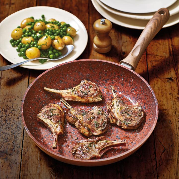 Image du produit Livington Copper & Stone Pan (25 cm, Poêle à frire, Cuivre, Aluminium, Acier)
